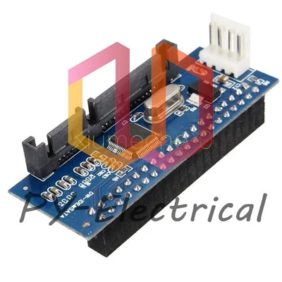 PATA/40-Pin IDE Female to SATA Serial 7+15Pin 22-Pin Male Adapter Card for 3.5" - Image 1 of 4