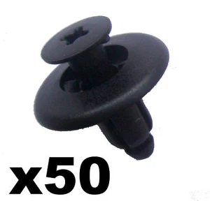 50x Mazda Passage de Roue Revêtement Clips, 8mm Clips Bordure BC1D56147 - Picture 1 of 1