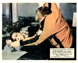 On Her Majesty's Secret Service Original Lobby Card Diana Rigg James Bond 007