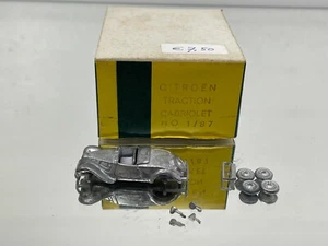 TILDORF CITROEN TRACTION 11CV CABRIOLET -H0 1:87- UNBUILT METAL KIT IN BOX - 143 - Picture 1 of 7