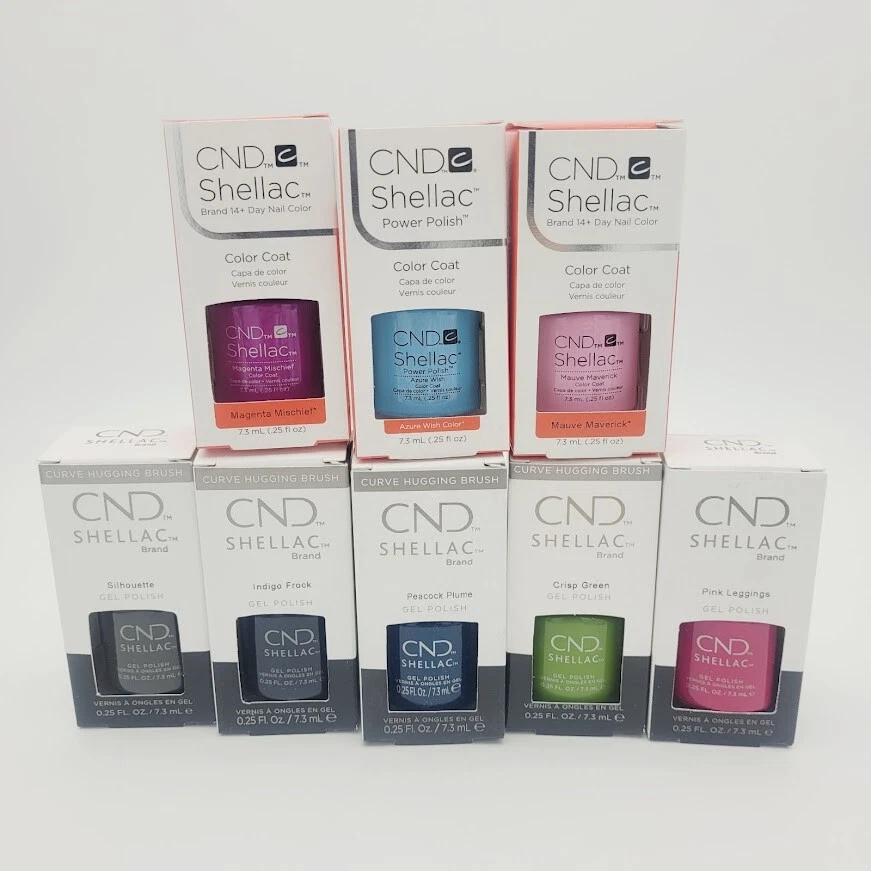 CND Shellac - Choose Your Color - E-L - Top, Base Coat, DURAFORCE, XPRESS5 - Image 1 of 1