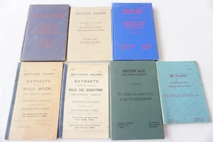 Libro de instrucciones del Southern Railway 1925-1976 líneas electrificadas x7 - Imagen 1 de 5