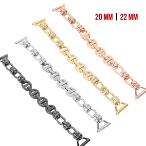 Pulsera de metal para mujer Samsung Galaxy Watch 3 4 5 6 7 FE Active 2 40/44 mm - Imagen 1 de 13