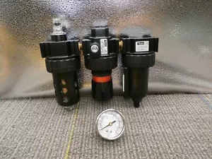 New Parker Regulator Assembly 3-Piece Combo-06A Series/# 06A14A18L1BC - Picture 1 of 6