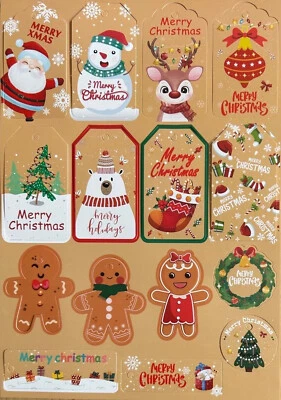 120 шт. подарочных ярлыков и струнных инструментов для рождественских подарков - Изображение 1 из 2