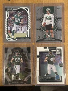 (4) Lote de novato Panini Optic Jeremy Ruckert New York Jets 2022 clasificación - Imagen 1 de 1