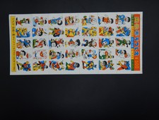 vintage Japanese BATMAN & Robin Japan stamp card sheet OBA Q ninja GOLDAR RARE !