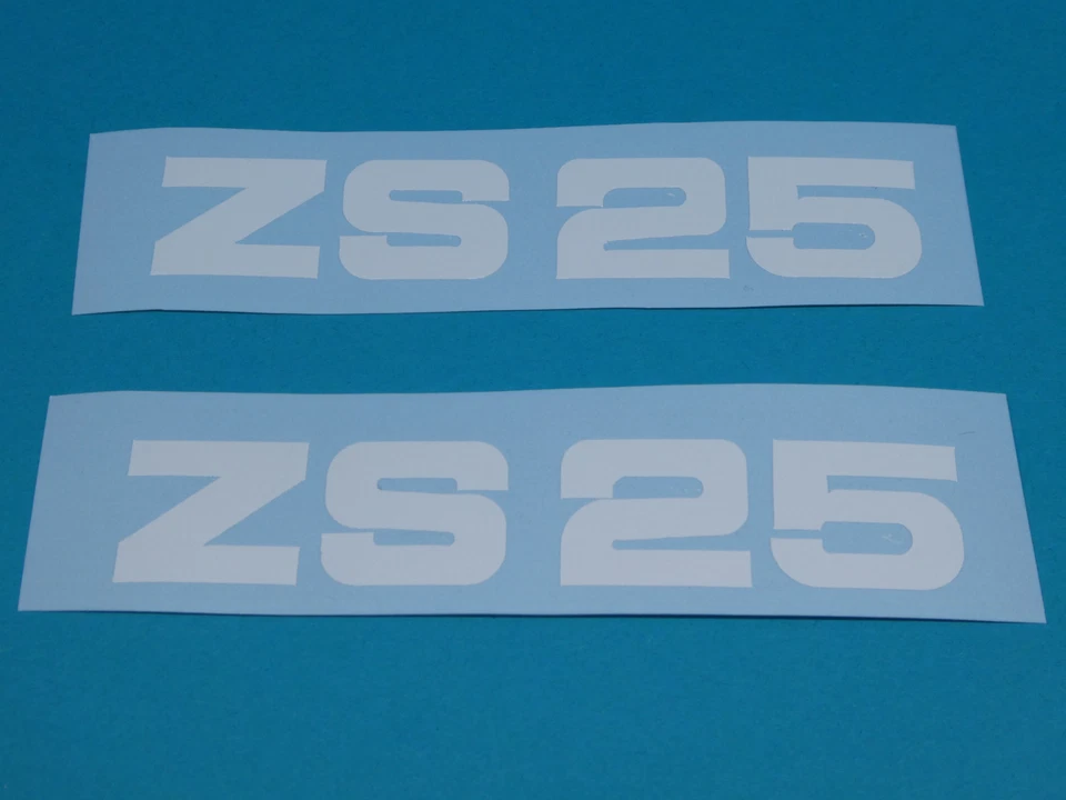 Zündapp ZS 25 Aufkleber Verkleidung Schriftzug Dekor weiß 460-10.126 Typ 460 - Bild 1 von 1
