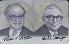 Berkshire Hathaway Warren Buffett Charlie Munger Card Carrying Capitalist Card