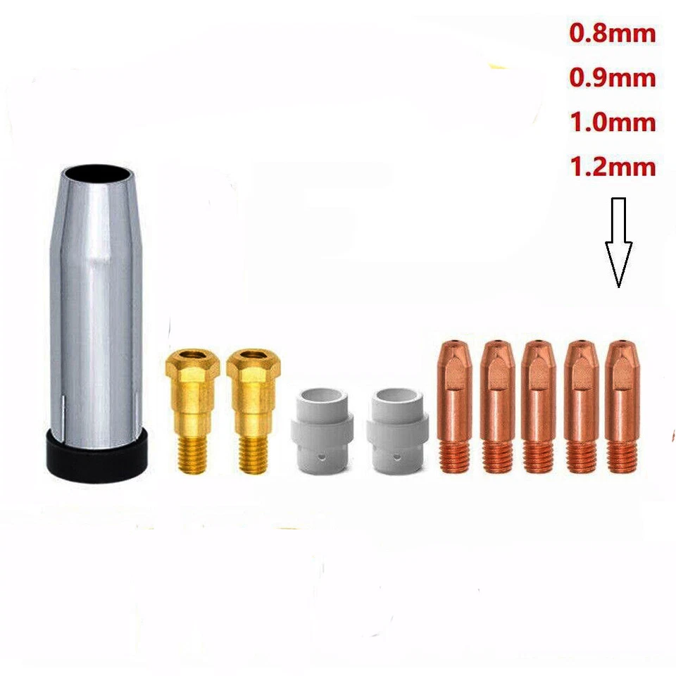 Nozzle Tips parts Kit For Eastwood MIG250 MP250 MP250i Multi-Process 250A Welder - Image 1 of 1