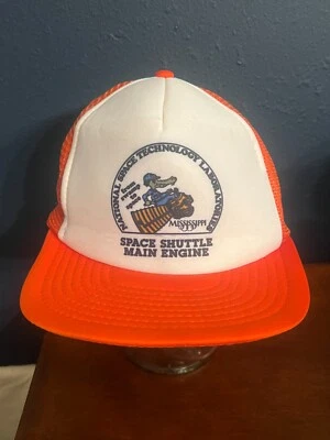 Винтажная кепка дальнобойщика National Space Tech Labs основной двигатель космического челнока - Изображение 1 из 4