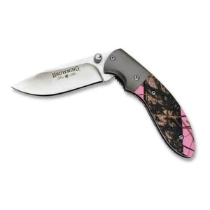 BROWNING For Her Klappmesser Mooseiche rosa mit Scheide - 322894 - Bild 1 von 1