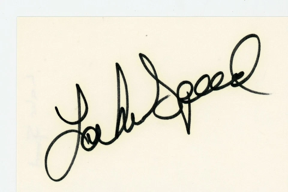 NASCAR Great - 1988 TranSouth 500 ganador Lake Speed y su autógrafo Foto 1 de 1