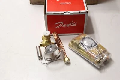 Kit de válvula de expansión térmica Danfoss Trane TXV R410A TR 6 toneladas 3/8 x 3/8" llamarada Foto 1 de 3