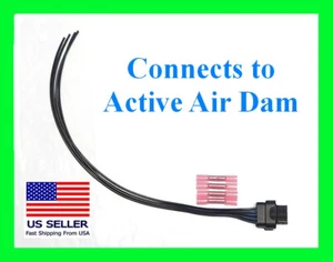 fits Ram 1500 2019+ Active Air Dam Connector Pigtail Plug Wiring Harness Bumper - Picture 1 of 1