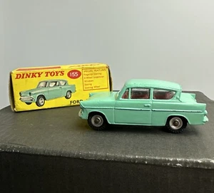 Dinky Toys 155 Ford Anglia retro genuino caja original - Imagen 1 de 11