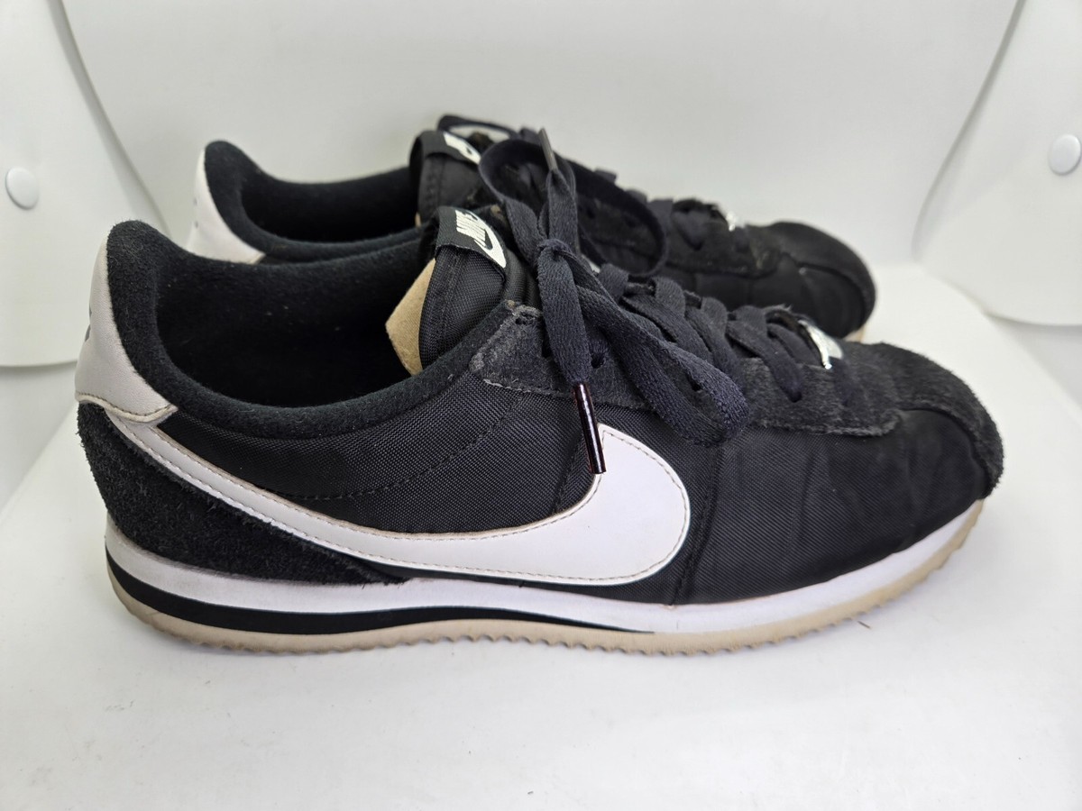 Nike Cortez Basic Nylon Black White for Sale | Authenticity Nike Cortez Basic Nylon Black White for Sale | Authenticity