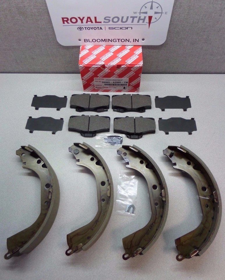 Toyota 4Runner 2001 2002 Front Brake Pads & Rear Brake Shoes Genuine OEM OE   - Image 1 of 1