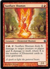 Sunflare Shaman *Common* Magic MtG x1 Morningtide SP