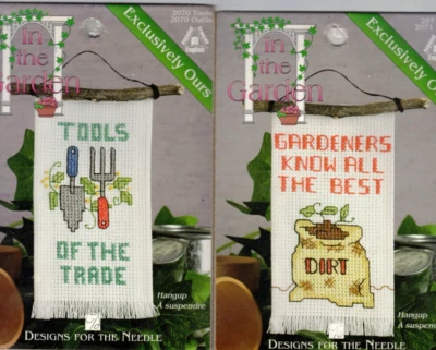 Designs for the Needle Lot of 2 Cross Stitch Kits "In the Garden" 2070 & 2071 - Image 1 of 4