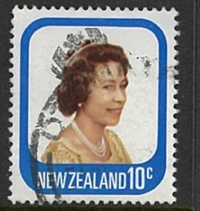 1975 New Zealand Very Fine Last Used No-Gum 10c Queen Elizabeth II Decimal Stamp - Picture 1 of 1