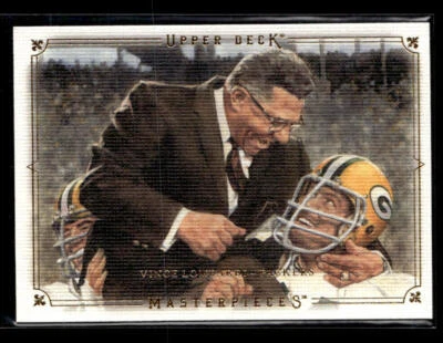 2008 Upper Deck Masterpieces #86 Vince Lombardi - Image 1 of 2