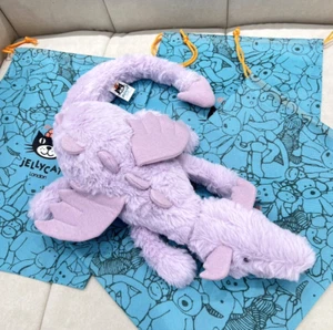 Jellycat 20'' Purple Dragon Plush Toy – Soft & Cuddly Stuffed Animal - Picture 1 of 5