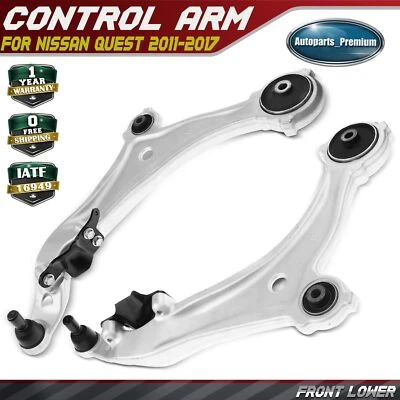 Brazo de control inferior delantero de 2 piezas con conjunto de rótula para Nissan Quest 2011-2017 Foto 1 de 4
