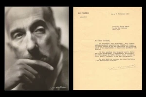 Francois Mauriac (1885-1970) - French writer - Rare signed letter - Nobel Prize - Picture 1 of 3