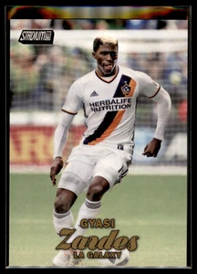 2017 Topps Stadium Club MLS Soccer GOLD #77 Gyasi Zardes - LA Galaxy - Picture 1 of 2