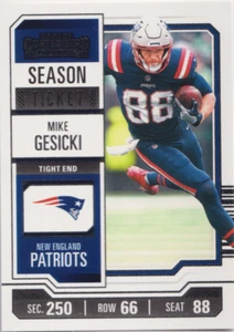 Mike Gesicki New England Patriots 2023 Panini Contenders - Bild 1 von 1