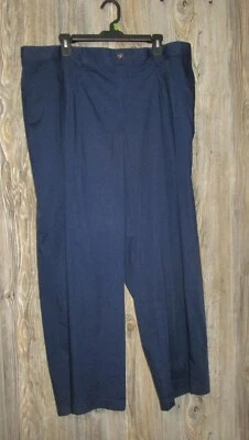 Pantalones Lands' End para mujer azules de pierna ancha talla 20W Ssre 39,5x28,5 algodón nailon spand Foto 1 de 4