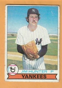 Jim Catfish Hunter New York Yankees 1979 Topps #670 HOF Poor Condition - Picture 1 of 2