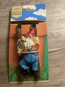 Garden Flower Pot Gnome Hugger Hanging Decoration - Picture 1 of 1