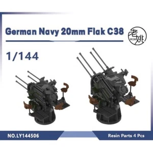 Yao's Studio LY144506 1/144 Model Upgrade Parts German Navy 20mm Flak C38 - Picture 1 of 1