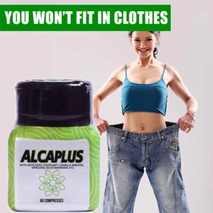 Alcaplus Weight Loss Metabolism Boost Skin Tight Fat Tummy Reduction 60 Capsules - Picture 1 of 6