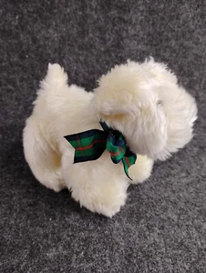 Muffy Vanderbear Highland Fling Dog Lulu Cream Plush Stuffed Animal Jointed Legs - Picture 1 of 9