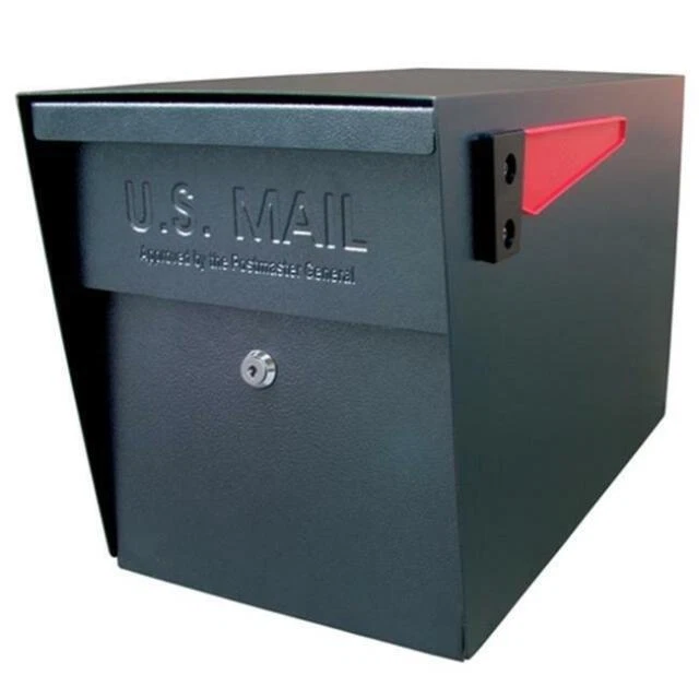 Mail Boss 7106 Curbside Security Locking Mailbox - Black