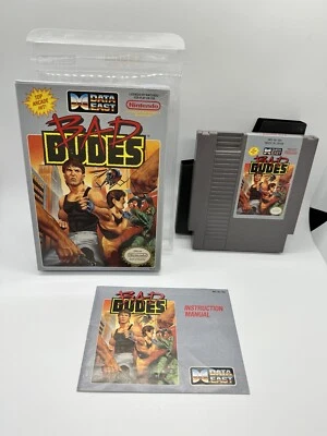 Bad Dudes (1988) NES Nintendo Complete CIB Rare Nice! - Image 1 of 4