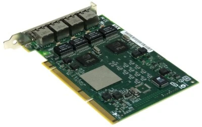 ETHERNET ADAPTER HP 389996-001 NC340T QUAD 4 PORT GIGABIT PCI-X - Bild 1 von 2