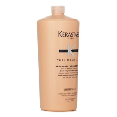 KERASTASE Curl Manifesto Bain Hydration Douceur Hair Shampoo - 1000ml Salon Size