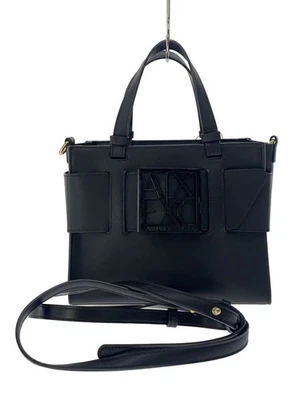 Bolso de Mano ARMANI EXCHANGE Cuero Negro Foto 1 de 4