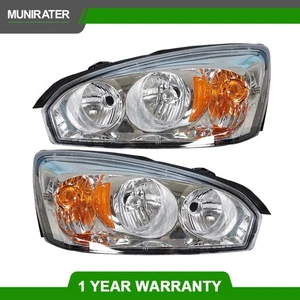 Left & Right Side Headlights Headlamps Projector Halogen For Chevy Malibu 04-08 - Picture 1 of 11