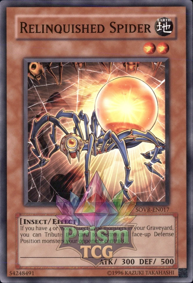 Relinquished Spider SOVR-EN017 Yugioh - Image 1 of 1