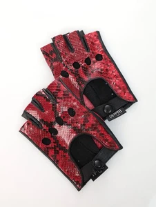 ROECKL Handschuhe rot Schlangenoptik - Bild 1 von 8