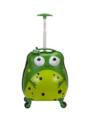 Jr. Kids' My First Hardside Spinner Luggage, Expandable, Frog, Carry-On 19-Inch - Image 1 of 4
