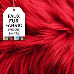 Faux Fur Fabric by The Yard - Artificial Craft Fur - 72" X 60" Inch Wide - Fu... - Picture 1 of 7