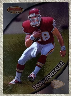 Bowman's Best Tony Gonzalez 1997 novato #101 Foto 1 de 2