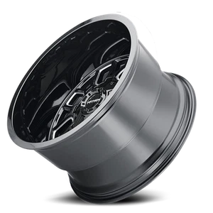 Llanta Mayhem Wheels Cogent 20x9 5x139,7/150 ET0 110CB negra brillante con radios fresados - Imagen 1 de 4