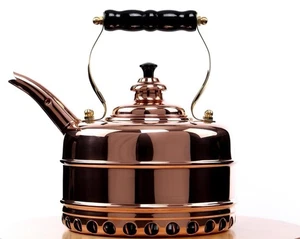 Newey And Bloomer Kensington No.1 Teekessel 1,9 Quart handgefertigtes massives Kupfergehäuse - Bild 1 von 7